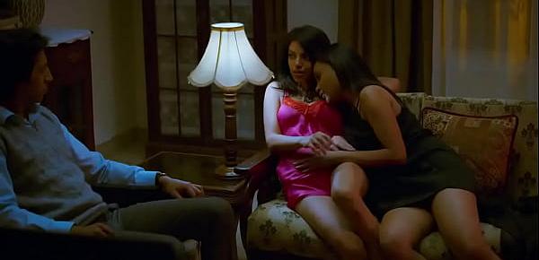  Threesome Sex with Two Indian Horny Teen Girls